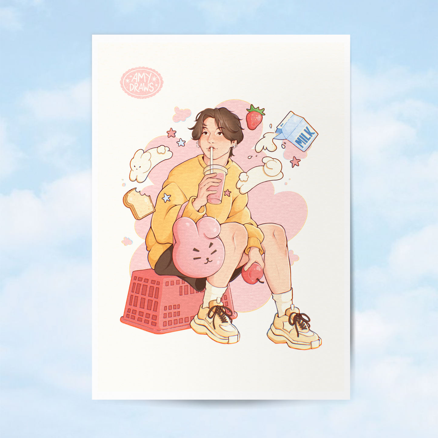 Let's Go Shopping Art Print