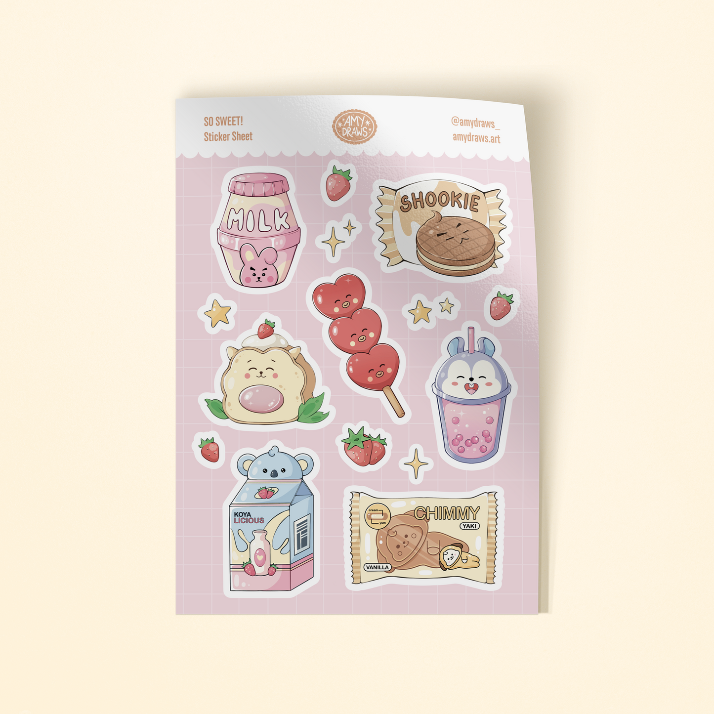 So Sweet! Sticker Sheet