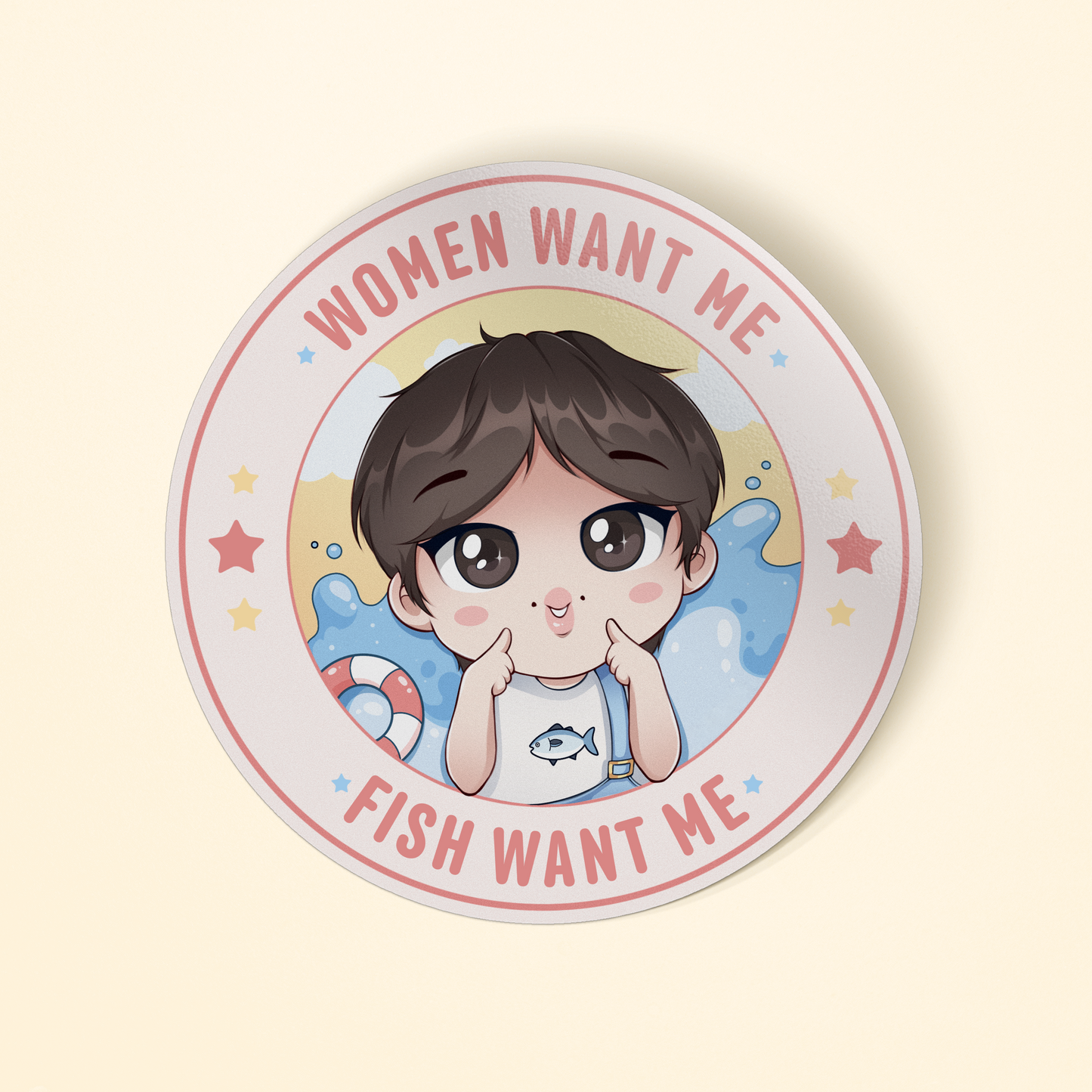Silly Sticker Series - Super Tuna