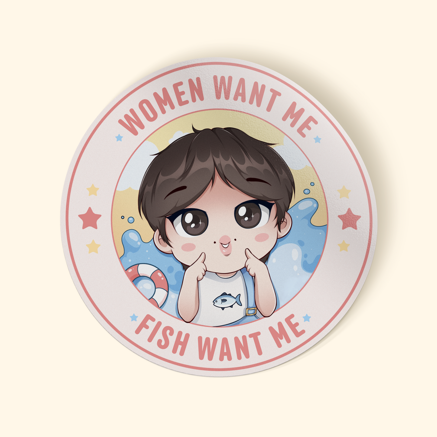 Silly Sticker Series - Super Tuna