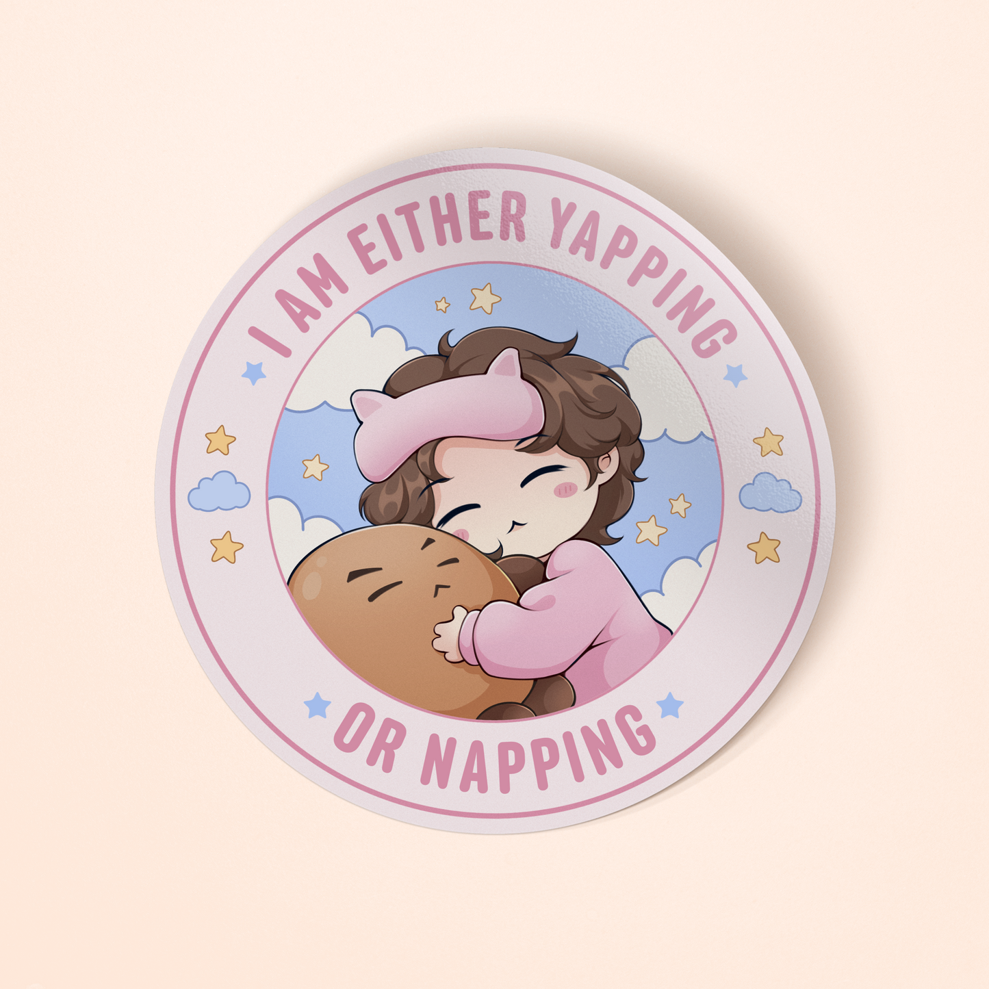 Silly Sticker Series - Yap or Nap