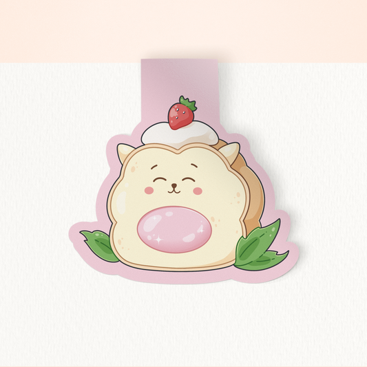 Cake Roll Magnetic Bookmark