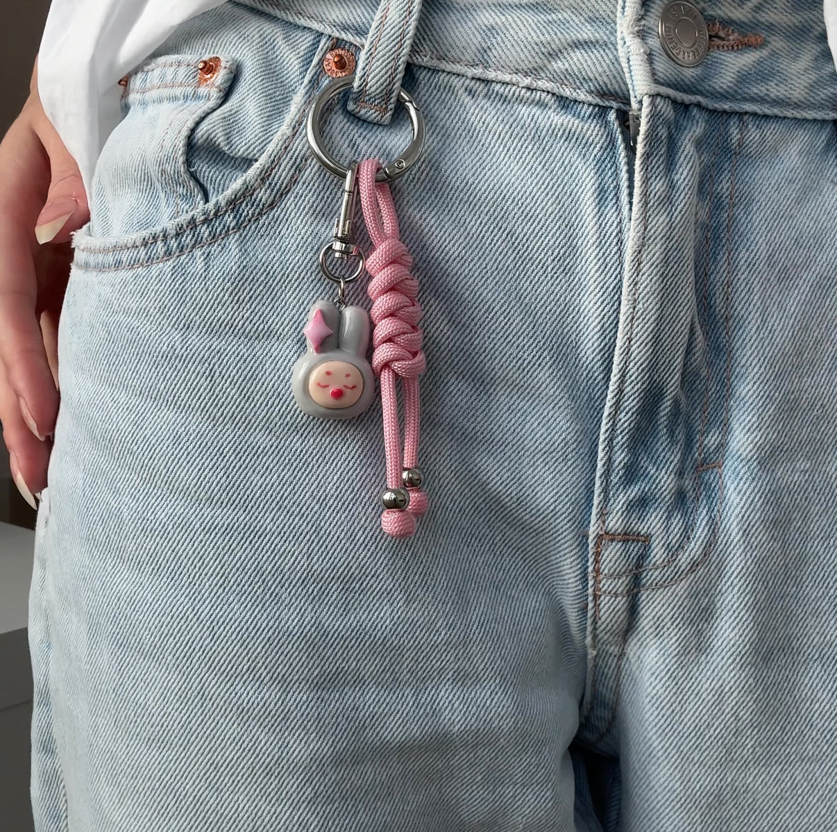 DREAMS COME TRUE MIXED MEDIA PARACORD CHARM