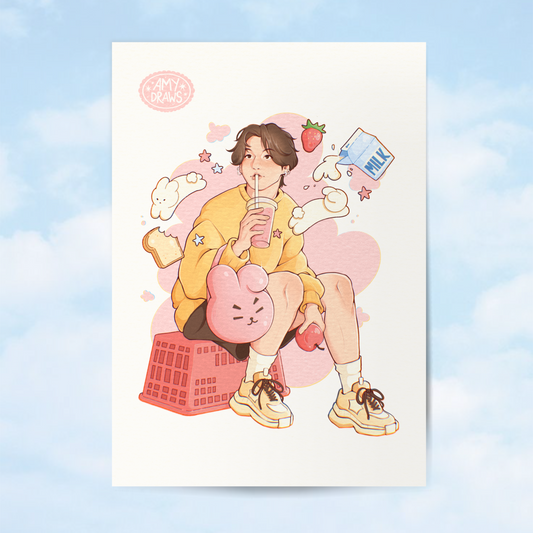 Let's Go Shopping Art Print