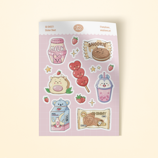 So Sweet! Sticker Sheet