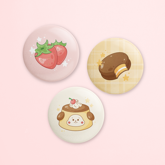 Button Pin Set - So Sweet!