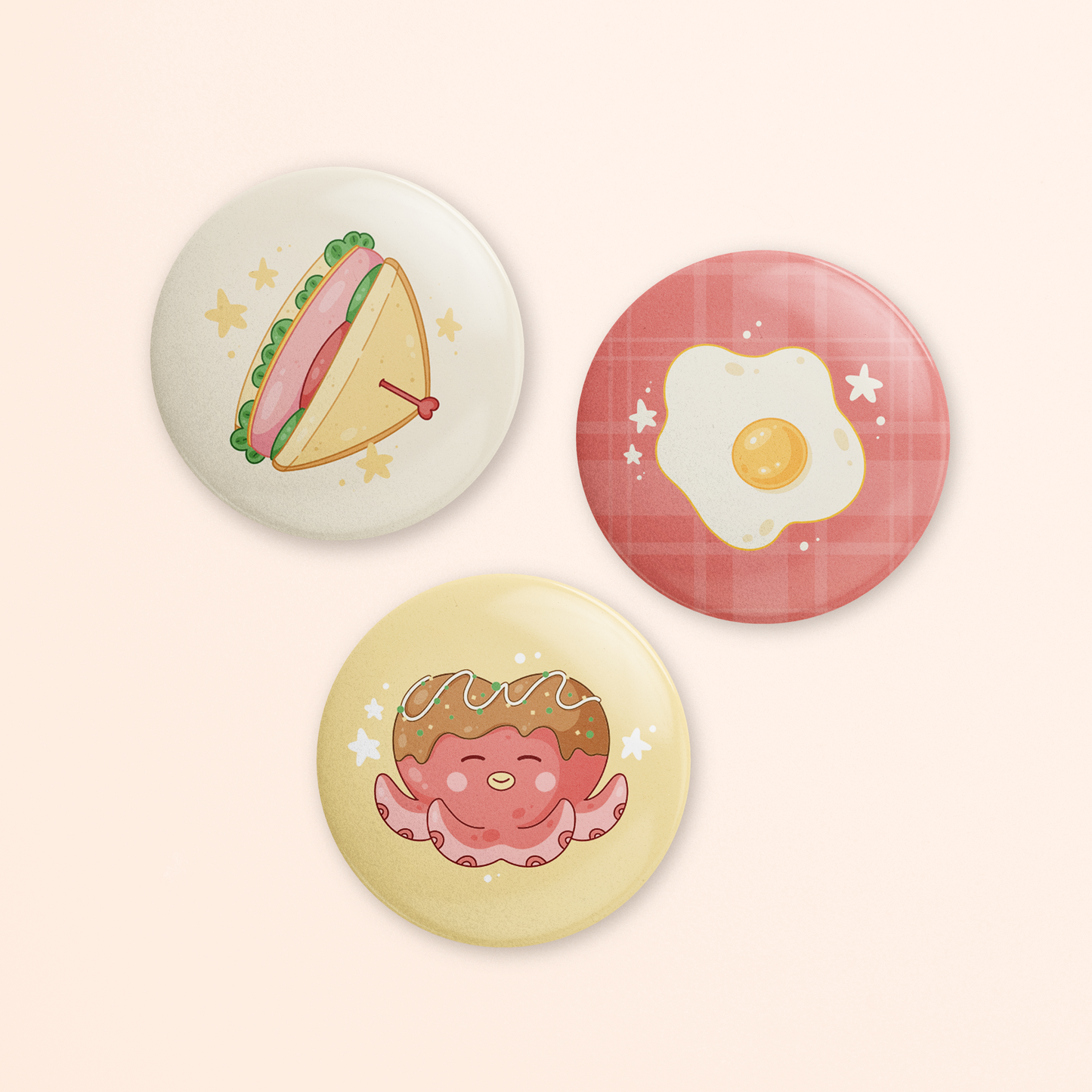 Button Pin Set - So Yummy!
